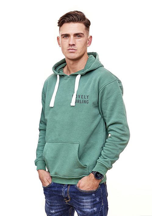 personalised hoodie with chest print and back print